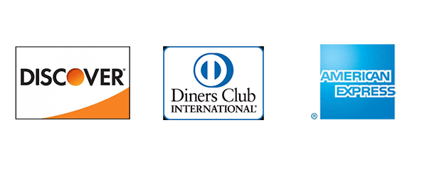 DISCOVER DinersClub AMERICANEXPRESS
