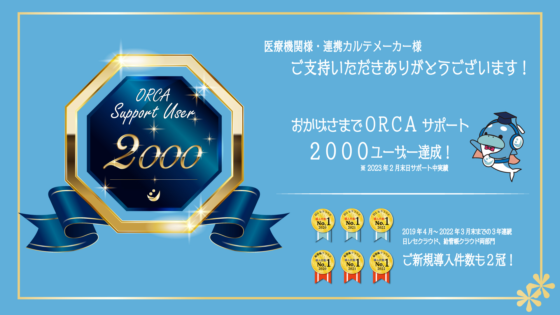 日医標準レセプトサービス「ORCA」なら三栄シスポ！クラウド導入No.1!